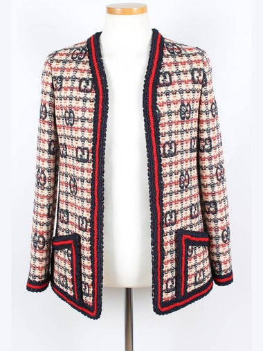 GG Check Tweed Jacket 38 - GUCCI - BALAAN 1