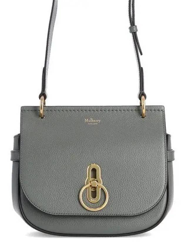 Amberley Classic Satchel Small Grain Shoulder Bag Charcoal - MULBERRY - BALAAN 2