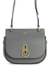 Amberley Classic Satchel Small Grain Shoulder Bag Charcoal - MULBERRY - BALAAN 2