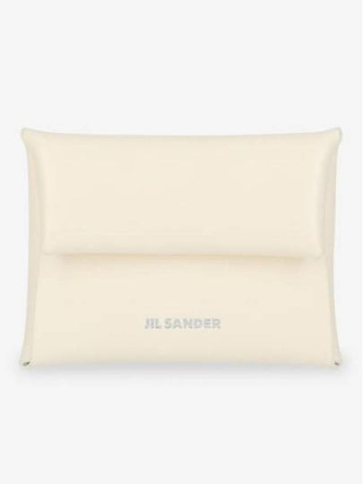 Logo Small Coin Wallet Eggshell - JIL SANDER - BALAAN 2