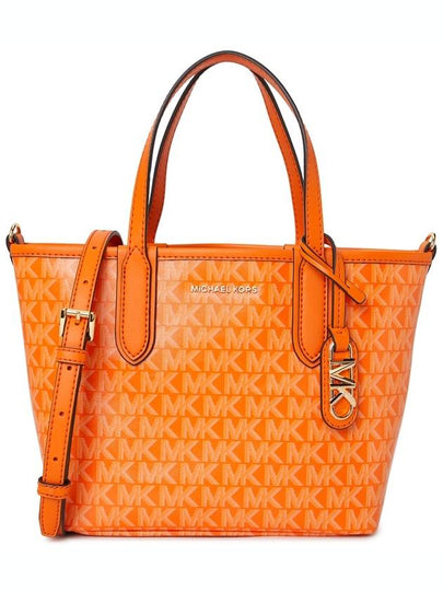 Eliza Extra Small Logo Tote Bag Apricot - MICHAEL KORS - BALAAN 2