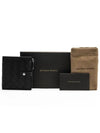 Folder Zipper Half Wallet Black - BOTTEGA VENETA - BALAAN 5