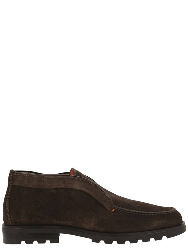 Suede ankle boot without laces - SANTONI - BALAAN 1