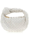 Jodie Intrecciato Small Tote Bag White - BOTTEGA VENETA - BALAAN 2