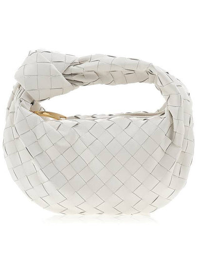 Jodie Intrecciato Small Tote Bag White - BOTTEGA VENETA - BALAAN 2