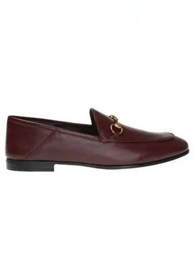 Leather Horsebit Loafers Brown - GUCCI - BALAAN 1