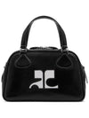 Logo Reedition Naplock Bowling Tote Bag Black - COURREGES - BALAAN 1