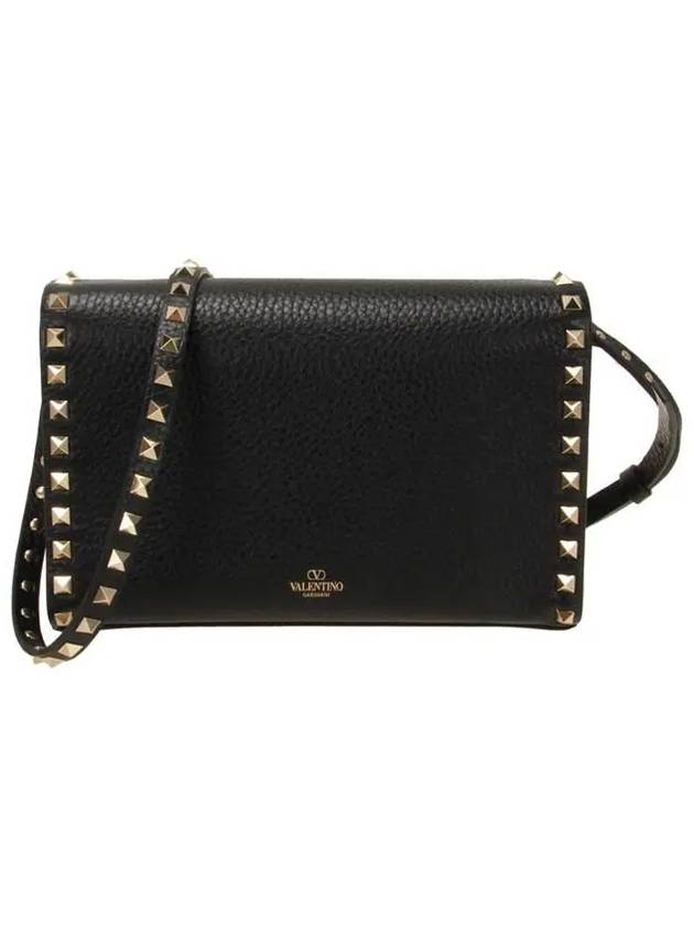 Rockstud Cross Bag Black - VALENTINO - BALAAN 4