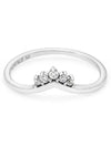 Tiara Wishbone Ring Silver - PANDORA - BALAAN 2