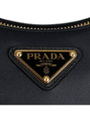 Triangle Logo Chain Shoulder Bag Black - PRADA - BALAAN 9