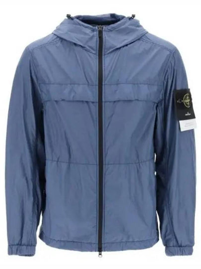 Garment Dyed Crinkle Reps R-Nylon Jacket Avio Blue - STONE ISLAND - BALAAN 2