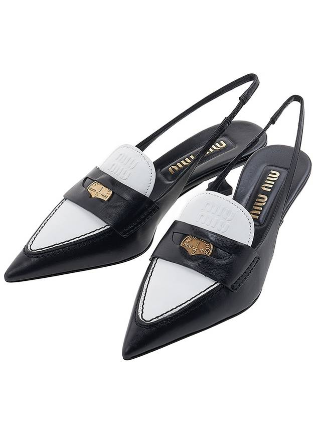 Penny loafer slingback heels - MIU MIU - BALAAN 2