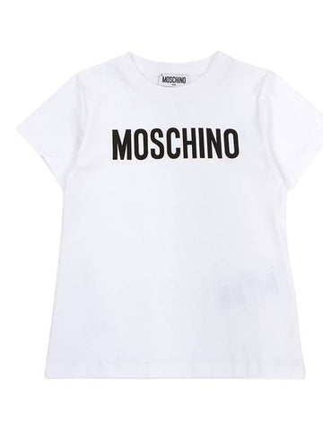 Kids short sleeve t shirt HQM03T LBA10 10101 Adults can wear - MOSCHINO - BALAAN 1