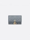 XS Lady Cannage Lambskin Half Wallet Cloud Blue - DIOR - BALAAN 2