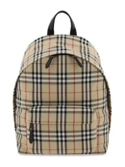 Vintage Check Motif Nylon Backpack Beige - BURBERRY - BALAAN 2