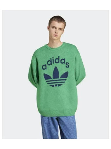 adidas 70s crewneck sweater green JN5966 - ADIDAS - BALAAN 1