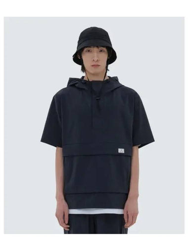 Root Hooded Short Sleeve Anorak Navy S24MURAN65 - SNOW PEAK - BALAAN 1