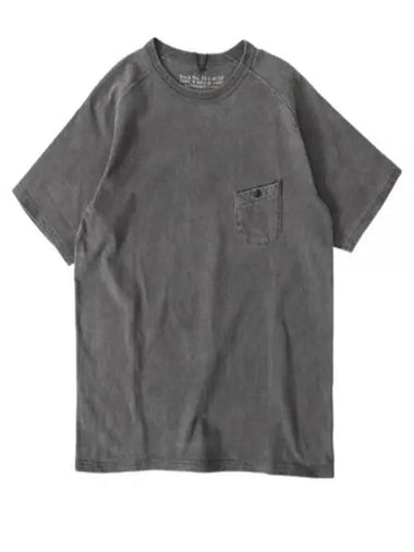 9.5Oz Basic Pigment Short Sleeve T-Shirt Grey - NIGEL CABOURN - BALAAN 1