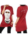 Women's mask printing short sleeve tshirt nus20231 - IH NOM UH NIT - BALAAN 1