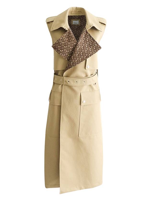 Sleeveless Trench Coat Beige - BURBERRY - BALAAN 3