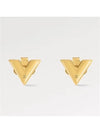 Essential V Stud Earrings Gold - LOUIS VUITTON - BALAAN 3