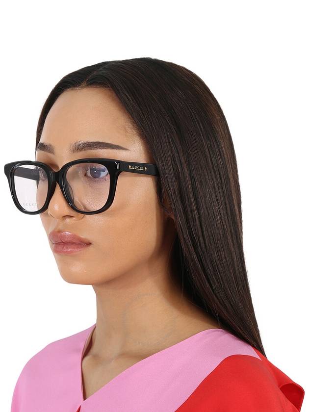 Eyewear Square Frame Eyeglasses Black - GUCCI - BALAAN 3