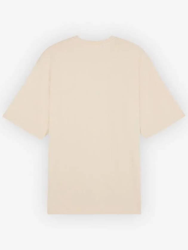 Bold Fox Head Patch Oversized Short Sleeve T-Shirt Beige - MAISON KITSUNE - BALAAN 3