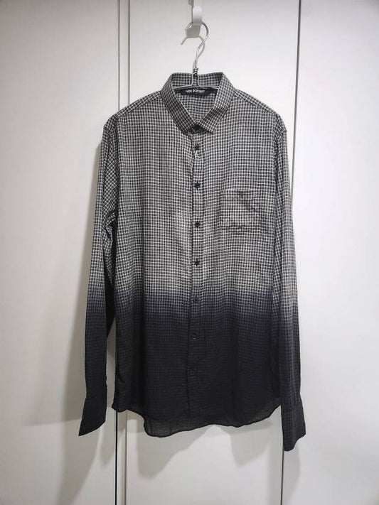 gradation check shirt - NEIL BARRETT - BALAAN 1