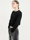 BACKLESS SYMBOL KNIT BLACK - TUDE - BALAAN 4