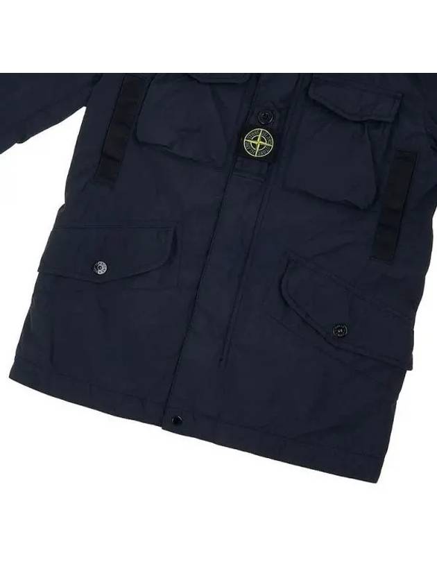 Safari Jacket Navy Kids 761640330 V0020 - STONE ISLAND - BALAAN 2