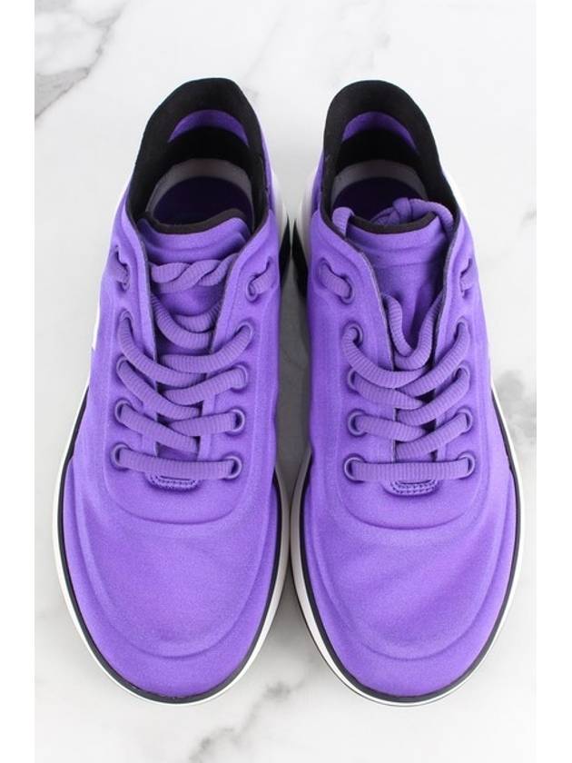 CC logo violet sneakers 36 5 - CHANEL - BALAAN 9