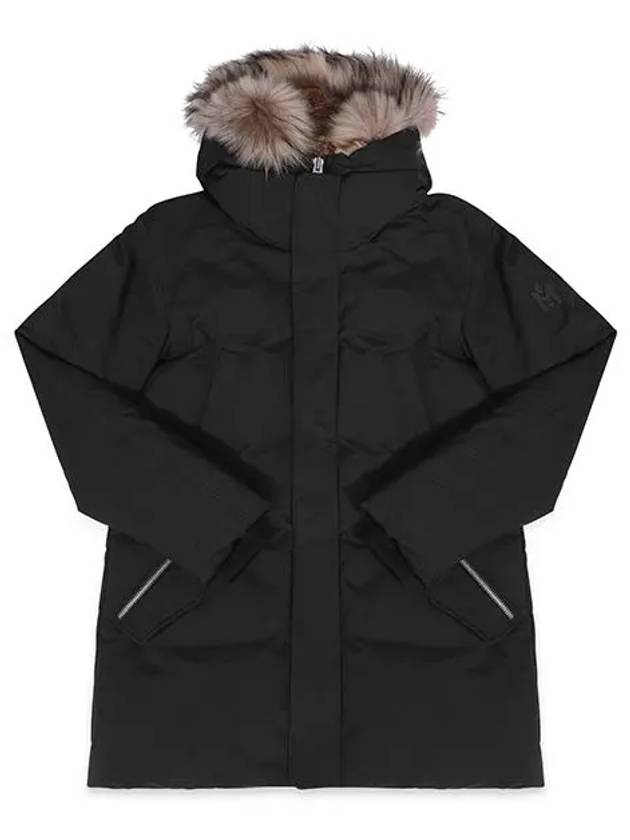 Edward Natural Fur Hooded Down Parka Black - MACKAGE - BALAAN 2