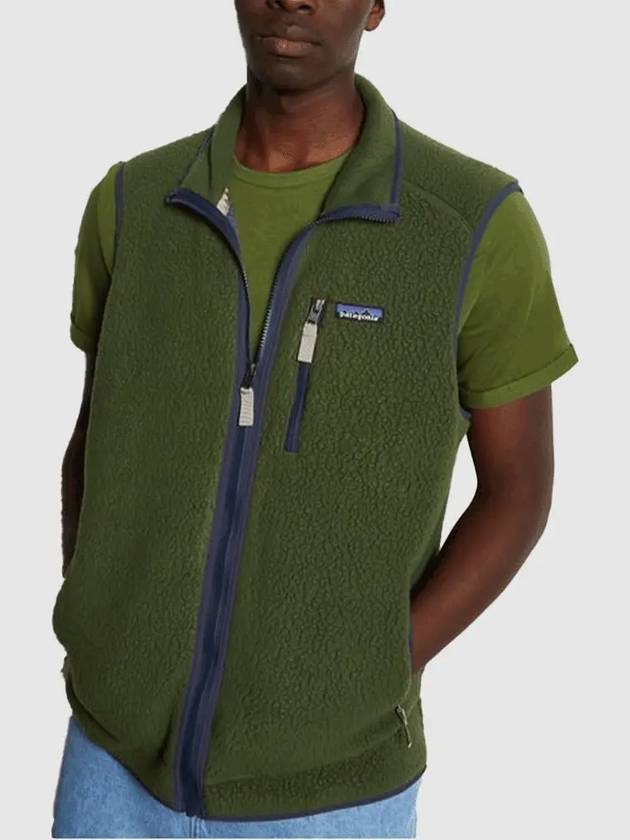 Men's Retro Pile Vest Green - PATAGONIA - BALAAN 3