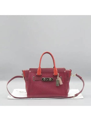 Wine 2WAY bag - COACH - BALAAN 1