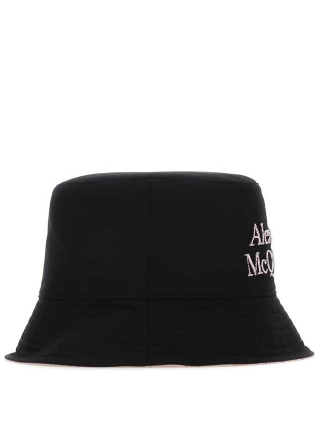 Logo Reversible Bucket Hat Black - ALEXANDER MCQUEEN - BALAAN 3