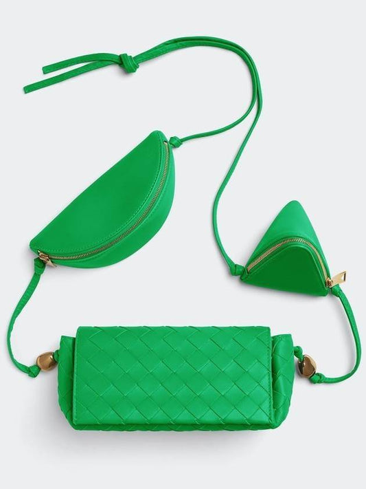 Pouch On Strap Cross Bag Green - BOTTEGA VENETA - BALAAN 2