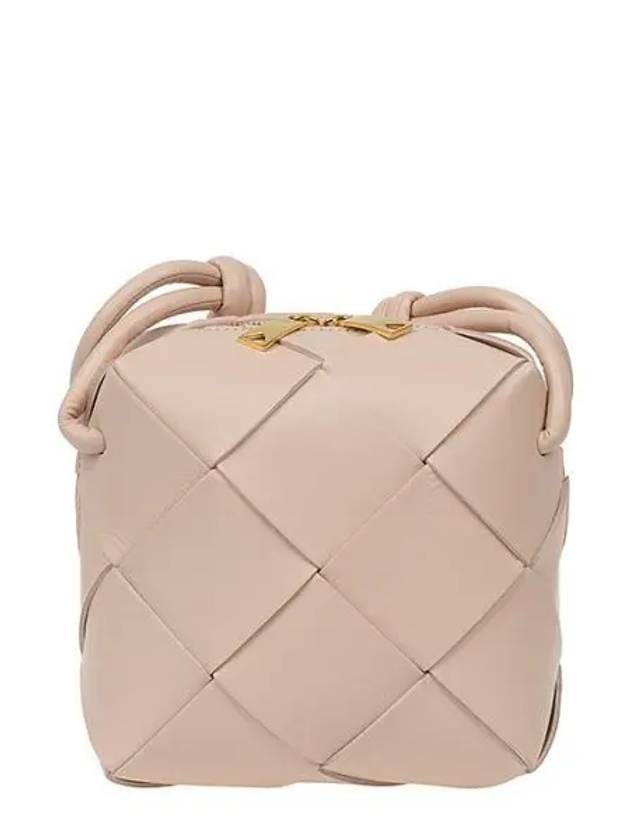 Cassette Intrecciato Mini Shoulder Bag Blush Pink - BOTTEGA VENETA - BALAAN 2