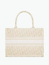 Oblique Medium Book Tote Bag White - DIOR - BALAAN 4