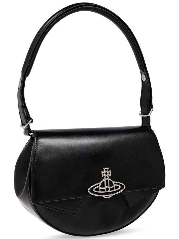 ORB Logo Shoulder Bag Black - VIVIENNE WESTWOOD - BALAAN 5