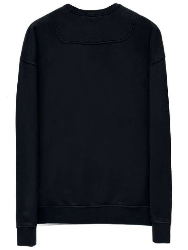 Embroidered Logo Sweatshirt Black - STONE ISLAND - BALAAN 3