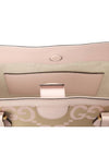 Ophidia Jumbo GG Medium Tote Bag Camel Light Pink - GUCCI - BALAAN 9