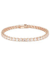 Matrix Crystal Tennis Bracelet Rose Gold - SWAROVSKI - BALAAN 3