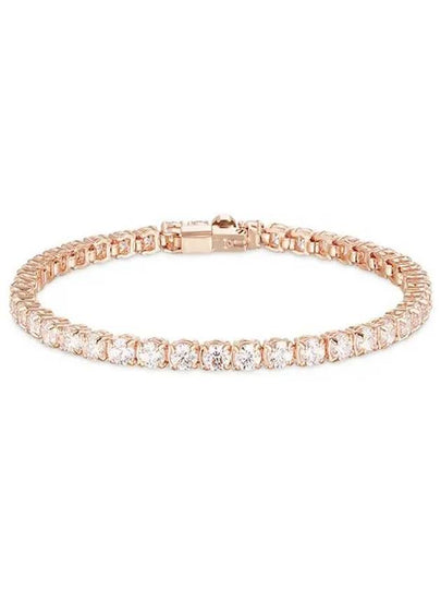 Matrix Crystal Tennis Bracelet Rose Gold - SWAROVSKI - BALAAN 2