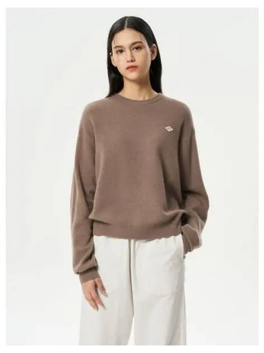 Women s Crew Neck Po Ls Caramel Domestic Product GM0023101369226 - DANTON - BALAAN 1