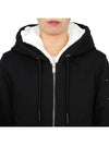 Classic Bunny Zip Up Hoodie White Black - MOOSE KNUCKLES - BALAAN 7