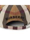 MH 3C Vintage Check Classic Baseball Ball Cap Brown - BURBERRY - BALAAN 7