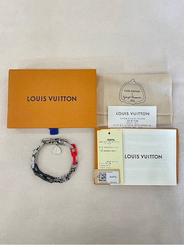 Daol Merchant Store Yayoi Kusama Monogram Chain Bracelet M0976L Condition A - LOUIS VUITTON - BALAAN 1