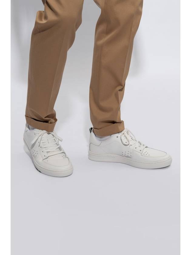 Cosmo Leather Low Top Sneakers White - PAUL SMITH - BALAAN 3