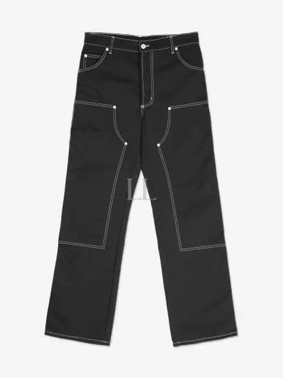 straight pants HMCA027S23FAB003 1000 black - HERON PRESTON - BALAAN 2