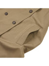 Candida Double Breasted Trench Coat Showerproof Fabric Camel - MAX MARA - BALAAN 9